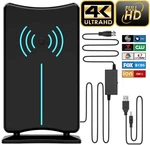 2025 Amplified Hd Digital 'matrix' Tv Antenna Long 1000+ Miles, Support Black. Fixed Price $15.91.
