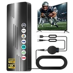 Pvbkz 2026 Upgraded Tv Antenna Indoor Outdoor, 3600+ Miles Compact, Black. Fixed Price $116.43.