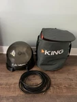 King Dish Tailgater Pro Rv Camping Travel Satellite + Backpack Bag & Cable. Fixed Price $189.99.