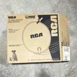Rca 18" Beige Satellite Dish Antenna For Dss Mono-directional DSA100RW. Fixed Price $56.43.