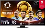 Hisense Inch 75U8QG Class 165 Hz Miniled Uled 4K Smart Google Tv. Fixed Price $2499.99.