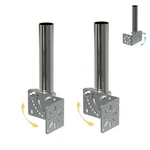 Amazmount 2PCS 1.5" Diameter Universal Outdoor Adjustable Antenna Pole .... Fixed Price $38.32.