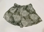 Lotus Luna Green Gray Floral High Waisted Shorts Size M Elastic Band. Fixed Price $21.00.