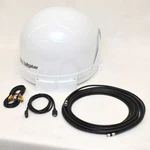 King Dish Tailgater Hdtv Satellite Antenna White Portable Rv DT4400. Fixed Price $255.11.