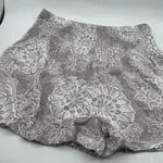 Lotus Luna Taupe Floral High Waisted Shorts Size S/m Elastic Band. Fixed Price $18.00.