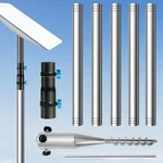 Starlink Pole Mount, 9FT Ground Kit Features Durable 1.5''. Fixed Price $72.98.