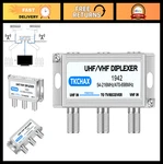 Uhf Vhf Tv Combiner Diplexer - Merge 2 Antennas, 1 Coax Output, Weatherp. Fixed Price $49.99.