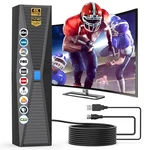 Uriiu 2025 Antenna Indoor 1000+ Miles Long Range TV001 - Black. Fixed Price $40.85.