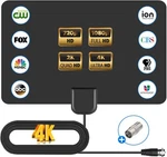 2025 Digital For Local Channels Hdtv Antennas 4K 1080P A4 Smart. Fixed Price $18.49.