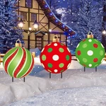 3 Pack Metal Christmas Yard Signs Decor Stakes Outdoor X.... Fixed Price $41.09.
