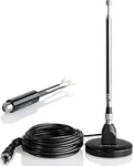 Fm Antenna For Stereo Receiver Magnetic Base, 16FT Coaxial Cable, Retractable,. Fixed Price $35.71.