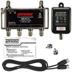 Antronix MRA4-8 Reliable Cable 4-PORT Tv/antenna/hdtv/internet Digital Black. Fixed Price $80.91.