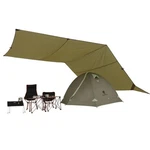 17X10 Ft Large Waterproof Camping Tent Tarp Shelter For Hiking, Travel, Picnic. Fixed Price $95.06.