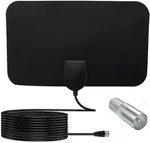 Tv Antennas, Hd Digital For Smart Indoor, 360 Signal Black. Fixed Price $9.11.