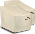 2 Pack Patio Chair Covers, 40" W X D 36" H, Beige. Fixed Price $71.28.