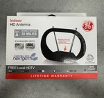 Ge Indoor Antenna (30 Mile Max) Hdtv 4K. Fixed Price $14.99.