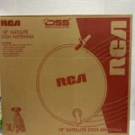New- Rca Dss Digital Satellite System 18" Wide Dish Antenna Model DSA100RW. Fixed Price $99.99.