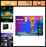 Hisense 50" Cinema Series Hi-qled 4K Uhd Smart Fire Tv (50E6QF, 2025 Model). Fixed Price $473.99.
