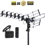 Outdoor Antenna 4K 360 Degree Rotation With Remote Control For 2TVS. Fixed Price $45.00.
