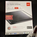 Rca Multi Directional Amplified Flat Digital Antenna ANT1650F New Sealed. Fixed Price $29.95.