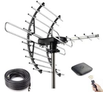 Digital Hd Tv Antenna Outdoor/attic 360 Degree Rotation Wireless Remote. Fixed Price $55.66.
