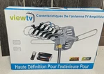 Viewtv Amplified Hdtv Antenna Open Box WA-2608. Fixed Price $27.00.