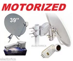 39 " Motorized Satellite DISH-SG2100 Invacom Quad Lnb QPH031 Fta 33 Hd Tv. Fixed Price $350.99.