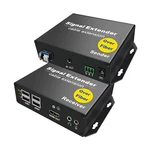 4K Hdmi Kvm Extender Over Sm Fiber Up To 20KM, Extension Kit Ip.... Fixed Price $306.11.