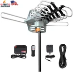 Outdoor Tv ANTENNA,150+ Miles Range With 33 Ft RG6 Coax Cable,support 4K 1080P. Fixed Price $53.47.