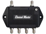Channel Master Tv Antenna Booster 4-4-PORT Distribution Black. Fixed Price $78.30.