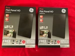 Two Ge By Jasco Pro Flat Panel Hd Indoor Tv Antennas Smart Compatible 33688. Fixed Price $34.99.