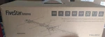 New Five Star Long Range 200 Miles Directional Yagi Hdtv Antenna FSA-5812. Fixed Price $49.99.