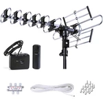 Five Star Outdoor Hd Tv Strongest Up To 200 Miles Long Antenna+kit. Fixed Price $127.46.