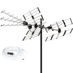 Five Star Outdoor Tv Antenna 200 Miles Long Range Upgraded Yagi Hd Vhf Uhf Su.... Fixed Price $149.01.