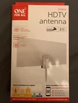 One For All Hdtv Indoor Antenna 1080P 4K Free Channels, Ultra Thin New. Fixed Price $9.98.