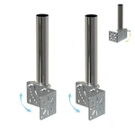 Amazmount 1.5" Diameter Universal Outdoor Adjustable Antenna Pole. Fixed Price $48.21.
