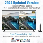 Joinus Antenna Smart Tv, Clear 4K Hd Digital Signal Booster, 10FT - Black. Fixed Price $21.02.