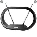 Philips Modern Loop Indoor Tv Antenna Rabbit Ears 4K Ultra Hd. Fixed Price $17.55.