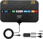 Antena De Tv Interior Largo Alcance 180 Millas Compatible Con Senal Smart. Fixed Price $16.99.
