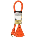 Ft. 12/3 Sjtw Multi-outlet (3) Outdoor Extra Heavy-duty Adapter Extension Cord. Fixed Price $14.90.