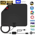 Hdtv Digital Antenna Support 4K 1080P 300 Miles Range, Vhf Uhf. Fixed Price $7.99.