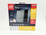 One For All 14432 Hdtv Amplified Indoor Flat Antenna, 50 Mile Range. Fixed Price $18.05.