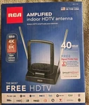 Rca Amplified Indoor Hdtv Antenna 40 Mile Range ANT310E - New. Fixed Price $19.99.