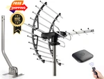 Pibidi Digital Hd Tv Antenna, Amplified Attic/outdoor 360 Silver. Fixed Price $81.98.