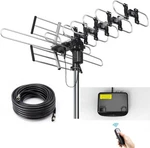 Cekay Outdoor Digital Amplified Hdtv Antenna, 360 Controllable Rotating Tv.... Fixed Price $103.28.