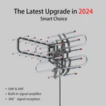 For Leadzm TA-851B 350 Rotation Uv Dual Frequency 45-860MHZ 22-28DB Open Antenna. Fixed Price $23.68.