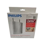 Philips Indoor Antenna Uhf/vhf/fm/hdtv (SDV2210/27) Bunny Ears, Over The Air. Fixed Price $12.00.