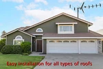 Digital Ota Antenna Outdoor Attic Roof Mount Tv Up To 200 Miles. Fixed Price $39.31.