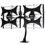 Multi-directional 4V Hdtv Antenna 200 Mile Range Includes 40FT Coaxial Cable. Fixed Price $117.43.