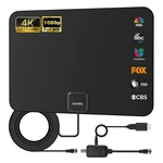 Indoor, Digital Amplified Hdtv Antenna, 250 Mile, Black. Fixed Price $28.81.